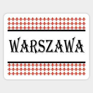 WARSZAWA POLAND Magnet